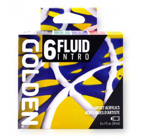 Σετ Ακρυλικά Fluid Acrylics Intro Set 6 Τεμ. 30ml Golden