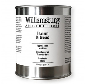 Titanium Oil Ground 473ml Williamsburg Titanium Oil Ground 473ml Williamsburg