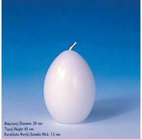 Καλούπι Κεριών Αυγό Φ:47mm