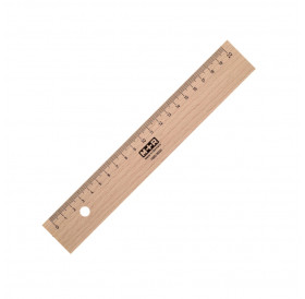 Χάρακας Ξύλινος 20cm M+R