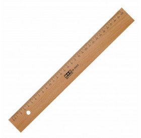Χάρακας Ξύλινος 30cm M+R