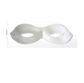Μάσκες Papier Mache 2τεμ Λευκές 185x82x40mm Μάσκες Papier Mache 2τεμ Λευκές 185x82x40mm