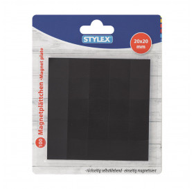 Αυτοκόλλητος Μαγνήτης Φύλλο 20x20mm 100τεμ