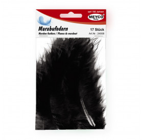 Φτερά Marabou 10-12cm 17τεμ Black