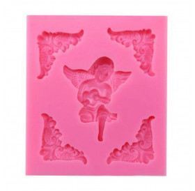 Καλούπι Σιλικόνης 9x8x1,4cm Angel & Corners