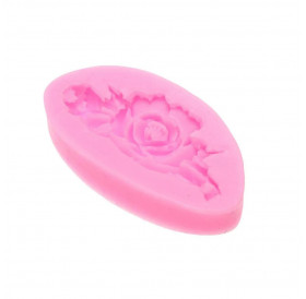 Καλούπι Σιλικόνης 7,5x4x1,3cm Oval Rose
