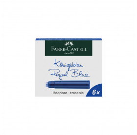 Αμπούλες Μελάνης Για Πένα 6τεμ Royal Blue Faber Castell Αμπούλες Μελάνης Για Πένα 6τεμ Royal Blue Faber Castell