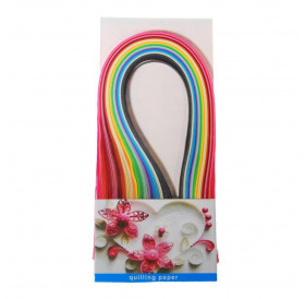 Χαρτιά Quilling 4mm x 39cm 18 Xρώματα