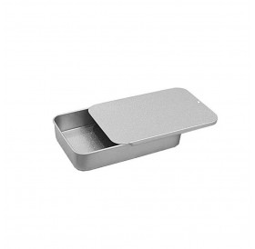 Μεταλλικό Δοχείο Ορθογώνιο Συρταρωτό 8x5x1,5cm