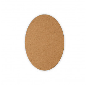 Πινακίδα MDF Οβάλ 20x14cm 6mm