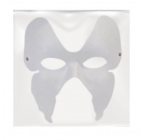 Μάσκες Papier Mache 2τεμ Λευκές Πεταλούδα 170x180x70mm Μάσκες Papier Mache 2τεμ Λευκές Πεταλούδα 170x180x70mm