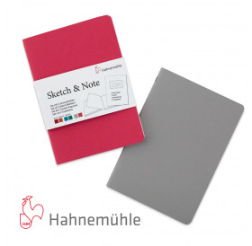 Σετ 2τεμ Pink/Grey Μπλοκ Σχεδίου A6 Sketch & Note 125g 40φ Hahnemuhle Σετ 2τεμ Pink/Grey Μπλοκ Σχεδίου A6 Sketch & Note 125g 40φ Hahnemuhle