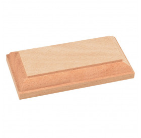 Βάση Για Γλυπτό Τετράγωνο 6x12cm 15mm Οξιά Χωρίς Βερνίκι