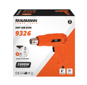 Πιστόλι Θερμού Αέρα 2000W Krausmann