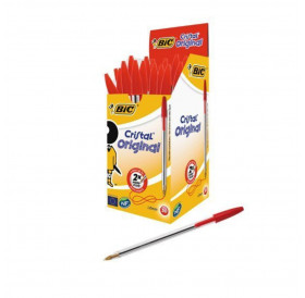 Κουτί 50τεμ Cristal Original 1,0mm Red BIC