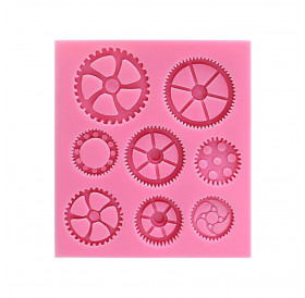 Καλούπι Σιλικόνης 10,5x9,5x1,1cm Gears