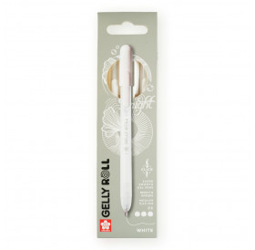 Gelly Roll 08 Medium Basic White 50 Με Κουμπί 3τεμ