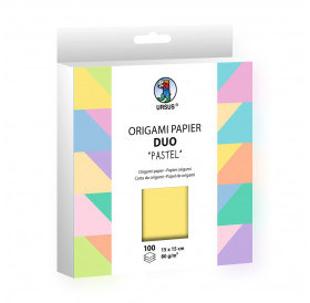 Χαρτιά Origami Duo Pastel 80g 15x15cm 100φύλλα Ursus Χαρτιά Origami Duo Pastel 80g 15x15cm 100φύλλα Ursus