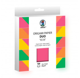 Χαρτιά Origami Duo Neon 80g 15x15cm 100φύλλα Ursus Χαρτιά Origami Duo Neon 80g 15x15cm 100φύλλα Ursus