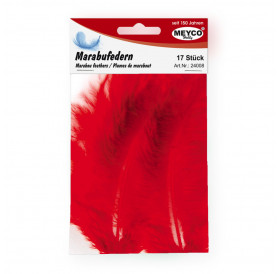 Φτερά Marabou 10-12cm 17τεμ Red