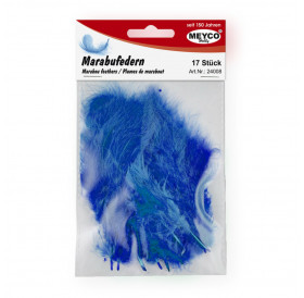 Φτερά Marabou 10-12cm 17τεμ Blue