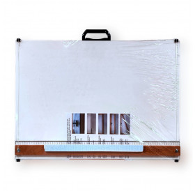 Πινακίδα Με Παραλληλογράφο Ξύλινο Απλό 40x60cm