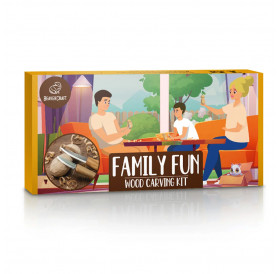 Ξυλογλυπτικής Family Fun Σετ DIY09 BeaverCraft