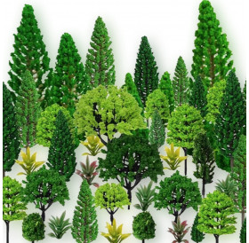 Δενδρα Μακέτας 60τεμ 3,5-11cm