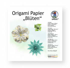 Χαρτιά Origami Blossom White 80g 15x15cm 100φύλλα Ursus