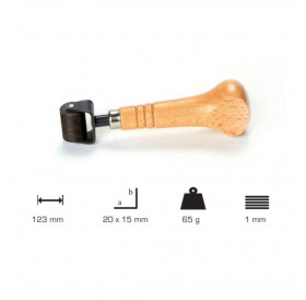 Roulette Mushroom Handle Linear Fine 20x15mm Artools