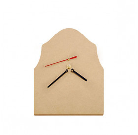 Διακοσμητικό MDF Ρολόι με Μηχανισμό 29x21 cm