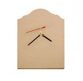 Διακοσμητικό MDF Ρολόι με Μηχανισμό 29x26,5 cm