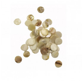 Ψηφίδα Τύπου Φίλντισι (mother of pearl) Στρόγγυλη Φ10mm 100gr