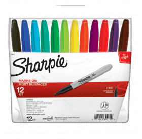 Μαρκαδόροι Σετ 12τεμ Sharpie Fine Μαρκαδόροι Σετ 12τεμ Sharpie Fine