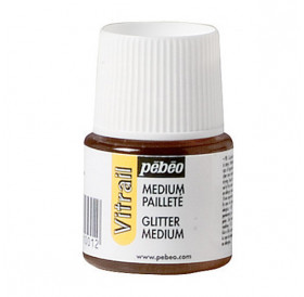 Glitter Medium Για Vitrail 45ml Pebeo