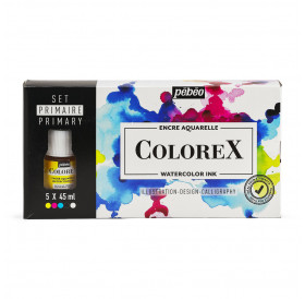 Μελάνια Σετ Colorex Primary 5x45ml Pebeo