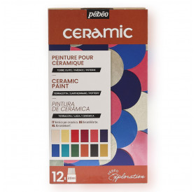 Σμάλτα Καλυπτικά Ceramic Exploration Set 12x20ml Pebeo Σμάλτα Καλυπτικά Ceramic Exploration Set 12x20ml Pebeo