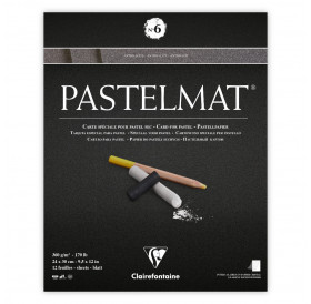 Μπλοκ PastelMat 24x30cm 360g Νο6 12φ Clairefontaine Rhodia
