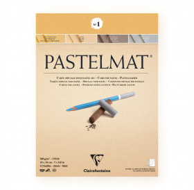 Μπλοκ PastelMat 18x24cm 360g Νο1 12φ Clairefontaine Rhodia