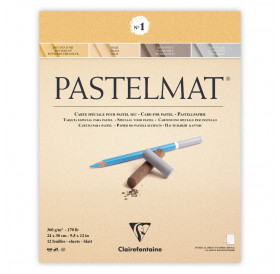 Μπλοκ PastelMat 24x30cm 360g 12φ. Νο1 Clairefontaine Rhodia