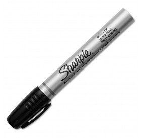 Μαρκαδόρος Ανεξίτηλος Marking Black Fine Bullet Tip Sharpie Μαρκαδόρος Ανεξίτηλος Marking Black Fine Bullet Tip Sharpie