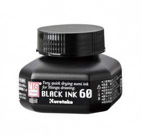 Μελάνι Cartoonist Black Ink 60ml CNCE104-6 Kuretake