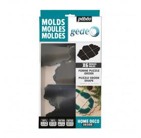 Καλούπι Σιλικόνης Tray Geode Coasters 6τεμ Gedeo