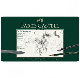 Σετ Pitt Graphite 26τεμ. 112974 Faber Castell Σετ Pitt Graphite 26τεμ. 112974 Faber Castell