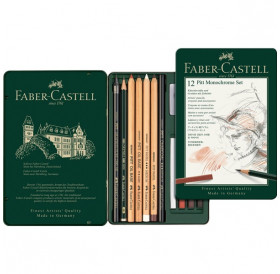 Σετ Pitt Monochrome 12τεμ 112975 Faber Castell Σετ Pitt Monochrome 12τεμ 112975 Faber Castell