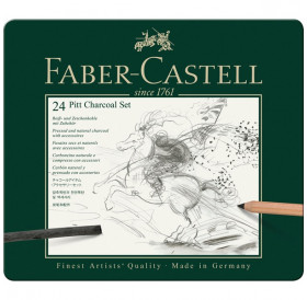 Σετ Pitt Charcoal 24τεμ 112978 Faber Castell Σετ Pitt Charcoal 24τεμ 112978 Faber Castell