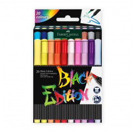 Μαρκαδόροι Σετ 20τεμ Black Edition 116452 Faber Castell Μαρκαδόροι Σετ 20τεμ Black Edition 116452 Faber Castell