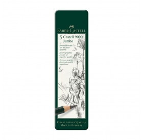 Μολύβια Σχεδίου Σετ 5τεμ JUMBO 9000 119305 Faber Castell Μολύβια Σχεδίου Σετ 5τεμ JUMBO 9000 119305 Faber Castell