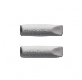 Σετ 2 Σβήστρες-Καπάκι Γκρι Faber Castell