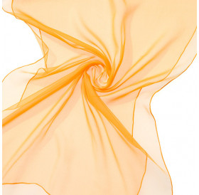 100% Μετάξι 180x55cm Gauze 3,5 Indian Yellow